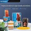 Adesivo adesivo personalizado adesivo de chá de leite logotipo adesivo personalizado certificado adesivo personalizado