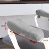 Almohadilla de Apoyabrazos de Esponja de Espuma Viscoelástica Oficina Juego Juego Móvil Almohadilla para Codos Almohada para Apoyabrazos de Silla Gaming