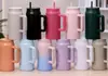 Vaso Aislado de Acero Inoxidable de 1500 ml con Asa y Popote, Taza Térmica al Vacío para Playa, Viaje Diario, Fútbol al Aire Libre