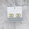 Pendientes de alta calidad para todo tipo de atuendos, pendientes de moda para hombres y mujeres, letras de pedrería, todo a juego, pasador de plata s925, accesorios de aleación