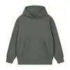 [Personalización Profesional] Sudadera Casual Gruesa con Capucha Suave Holgada de Color Sólido con Forro de Polar para Hombre Otoño/Invierno 2026