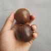 Balonmano de Caoba Ala de Pollo Balonmano de Madera Pelota de Masaje de Madera de Vietnam Madera Maciza para Jugar Pelota para Enviar a Padres de Personas Mayores para Practicar Manos