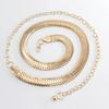 Corrente de Cintura Decorativa Versátil para Vestido Feminino com Gancho de Metal, Cinto Ajustável com Corrente de Contas Penduradas, Modelador de Cintura de Peça Única para Dropshipping
