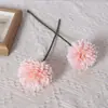 Flor Artificial Crisantemo individual Crisantemo ping-pong Diente de león Flor falsa Boda Decoración de boda Flor Hogar arreglo floral en stock al por mayor