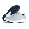 Novos Sapatos de Golfe Masculinos de Verão com Cadarço Antiderrapantes Resistentes ao Desgaste Respiráveis para Gramado Sapatos Esportivos e Casuais Versáteis