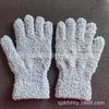 Guantes de lana al por mayor guantes engrosados nuez Diamante oliva placa nuclear jugar pulpa guantes de pulido Blanco Gris