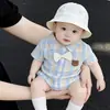 Body para recién nacido Ropa de verano Mono para bebé Cuello Sol Ropa para bebé niña Estilo Princesa Body de triángulo Mameluco
