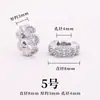 Acessórios Personalizados de Fio de Mão Prata Grossa Contas Espaçadoras DIY Colar Pulseira Miçangas Alta Retenção de Cor Peças Espaçadoras Wengwan Contas Cilindricas Contas Combinantes