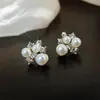 Presilhas de Orelha com Pérolas para Mulheres Sem Furos, Brincos com Design Único, Estilo Vintage de Nicho, Brincos de Alta Qualidade com um Temperamento Refinado