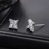 Pendientes de trébol de cuatro hojas con circonita transfronterizos más vendidos para hombre, modernos y versátiles para ir al trabajo, accesorios de lujo ligero de alta gama para mujer