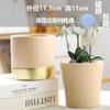 Vaso de Flores Cerâmico Estilo Ins Nórdico fosco simples para interior Phalaenopsis tulipa verde vaso grande para plantas verdes