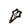 Pinza Avanzada para Cabello Fragmentado Lateral de Leopardo Clip BB Negro Clip Cuadrado Rojo de Internet Clip Coreano Europeo y Americano para Flequillo Fragmentado