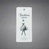Fornecimento de Etiquetas de Roupas Masculinas e Femininas de Alto Padrão, Etiquetas de Roupa Infantil, Cartões de Papel Especializado para Lingerie e Etiquetas de Joias no Atacado