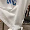 Camiseta de Manga Corta de Algodón Puro para Mujer, Nuevo Estilo de Verano, Moderna y Elegante, Estampado de Dachshund Blanco, Cuello Redondo, Talla Grande, Top que Cubre el Cuerpo