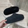 Mocassins Estilo Literário Retrô Feios-Fofos com Biqueira Grande e Solas Grossas, Tamancos Fechados que Aumentam a Altura para Mulheres, Sapatos Birkenstock de Feltro para Uso Externo