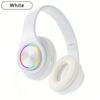 Fone de ouvido popular transfronteiriço fone de ouvido Bluetooth emissor de luz fone de ouvido sem fio com subwoofer tudo incluído bateria de ultra longa duração