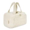 Bolsa de Tocador Ligera con Doble Apertura Bolsa de Almacenamiento de Cosméticos de Gran Capacidad Bolsa de Almacenamiento Portátil para Viaje Bolsa de Cosméticos Esponjosa