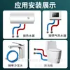 Fábrica de Origem Tubo Corrugado de Aço Inoxidável 304 Tubo de Entrada para Aquecedor de Água Tubo de Água Quente de 4 Pontos Mangueira Flexível Resistente a Altas Temperaturas Tubo de Água Quente e Fria