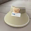 Nuevo Sombrero de Sol de Verano para Niños, Sombrilla Transpirable para Niños y Niñas, Anti-UV, Ala Ancha, Bonito Sombrero de Visera con Dibujos Animados