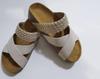 Sandalias informales de gran tamaño para mujer, estilo transfronterizo, estilo europeo y americano, nuevas sandalias cruzadas de suela gruesa y plana para comercio exterior, 2023