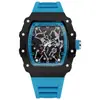 Reloj de Cuarzo con Correa de Silicona de Moda Unisex Color Reloj de Pulsera Deportivo Venta al por Mayor Transfronteriza