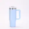 Copo de Carro de Aço Inoxidável 304 de Segunda Geração Transfronteiriço 40oz Copo Isolado de Camada Dupla Copo de Cerveja Gelada com Alça Copo para Gelo