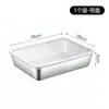 Contenedores de Acero Inoxidable para Almacenamiento de Alimentos al por Mayor Platos Cuadrados Cajas de Almacenamiento para Refrigerador con Tapas Platos para Platos Fríos de BBQ Platos para Frutas Platos para Cocinar Pescado al Vapor Platos para Hornear Pescado