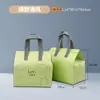 Bolsa Isolante Descartável Não Tecido para Levar Chá com Leite Café Bebida Sacola de Embalagem Bolsa Isolante Impressão de Logotipo Pronta Entrega Atacado
