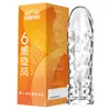 Sixth Sense Ciclón Tormenta Huracán Colmillo de Lobo de Cristal Funda para Hombres, Juguetes Sexuales al por Mayor para Adultos y Parejas