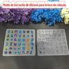 Cola de Cristal Várias Coleções Brincos Molde de Borracha de Silicone Floco de Neve Natal Versão Completa Molde de Brinco Joias DIY