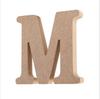 Letras de madera para decoración del hogar, 26 letras de madera para decoración de bodas, adornos artesanales de 1,5 cm de grosor.