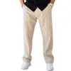 Pantalões Esportivos Masculinos Novos Estilo Americano, Calças Casuais Tamanho Europeu, Calças Longas Retas Largas para Trabalho Masculino - Amazon Europeia e Americana