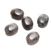 Cuentas de barril con forma de acrílico, cuentas redondas planas de imitación de jade, cuentas de piedra, accesorios de material de cuentas de bricolaje hechos a mano, venta al por mayor