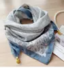 Bufanda Cuadrada Cálida de Nuevo Estilo 2024 con Hebilla Magnética, Bufanda Triangular de Seda, Bufanda de Algodón para Mujer, Bufanda Elegante para Cuello para Primavera, Otoño e Invierno, Versátil y Elegante