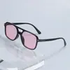 Gafas de Sol Modelo Nuevo 2025 Forma de T Doble Puente Cuadradas Moda Transfronterizas Tendencia Gafas de Sol Unisex Retro Ins