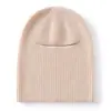 Gorro de punto, elegante y cálido, adecuado para otoño e invierno, gorro corto de lana tipo calavera, gorro de invierno de moda para hombre