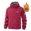 Comercio Exterior Transfronterizo Moda Chaqueta Casual de Terciopelo Doble Cara para Hombre Otoño e Invierno Chaqueta Cálida de Terciopelo con Cuello Alto Top Versátil
