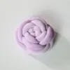 Almofada Decorativa Personalizada Flor Rosa Nórdica da Fábrica de Origem, Almofada Tecida à Mão Estilo Ins Nórdico, Sucesso Transfronteiriço na Amazon