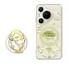 Funda magnética para teléfono de pato lindo adecuada para Huawei Pura90 con soporte, P80 Pro verde, 70 transparente, 60 ultra