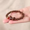 Pulsera Creativa Linda de Ciervo con Cuentas de Sándalo Buda Pulsera de Sándalo Verde Natural Pulsera de Madera Joker para Mujer Venta al por Mayor