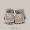 Guantes Pequeños para Niños, Guantes de Medio Dedo para Bebés, Niñas y Niños, Engrosados de Invierno, Cálidos, Cortavientos, Guantes de Cinco Dedos para Bebés de un Año