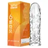Condones Sexto Sentido Hilo Granulado Ultra-Delgado Suave Hielo y Fuego Integrados Retraso Físico Condones Productos Sexuales para Adultos