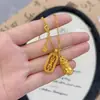 Tienda de Oro Mismo Estilo Set de Collares de Moda Chapados en Oro, Elegante Collar Brújula de Ocho Tesoros, Cadena Larga para Suéter Disco de Calabaza, Estilo Chino Versátil para Mujeres