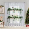 1 peça nova tela de janela de planta de flor colorida impressão digital 3D decoração quarto sala de estar direto da fábrica desgaste mastro janela