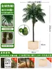 Grande Palmeira Areca Simulada Planta Tropical Coqueiro Planta Verde Biônica de Interior Árvore Falsa Atmosfera Paisagismo Ornamentos em Vaso