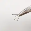 Pinza para Joyería de Cuatro Garras Estilo Corto Acero Inoxidable Herramienta para Agarrar y Fijar Diamantes Pinza para Joyería Herramienta de Agarre