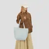 2025 Nuevo Bolso Tote de Nylon de Gran Capacidad, Estilo Japonés Sencillo y Artístico, Bolso de Hombro Casual con Cremallera para Estudiante, Viajero, para Mujer