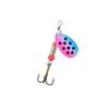 Isca composta rotativa de lantejoulas Luya Isca falsa de lantejoulas de metal pintada Black Pit Pesca selvagem Três ganchos Robalo de fundição distante Peixe mandarim