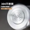 Olla para filtrar aceite de acero inoxidable 304, tanque de almacenamiento de aceite de gran capacidad para uso doméstico, herramienta para filtrar residuos de aceite de cocina, adecuada para uso en cocina transfronteriza