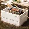 Caja de Almacenamiento Plegable Multifuncional para Camping al Aire Libre Caja de Almacenamiento Conveniente para Ropa y Juguetes del Hogar